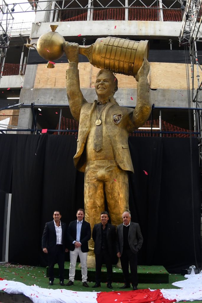 Statue Of Argentine Soccer Legend Marcelo Gallardo Mocked For Bulging