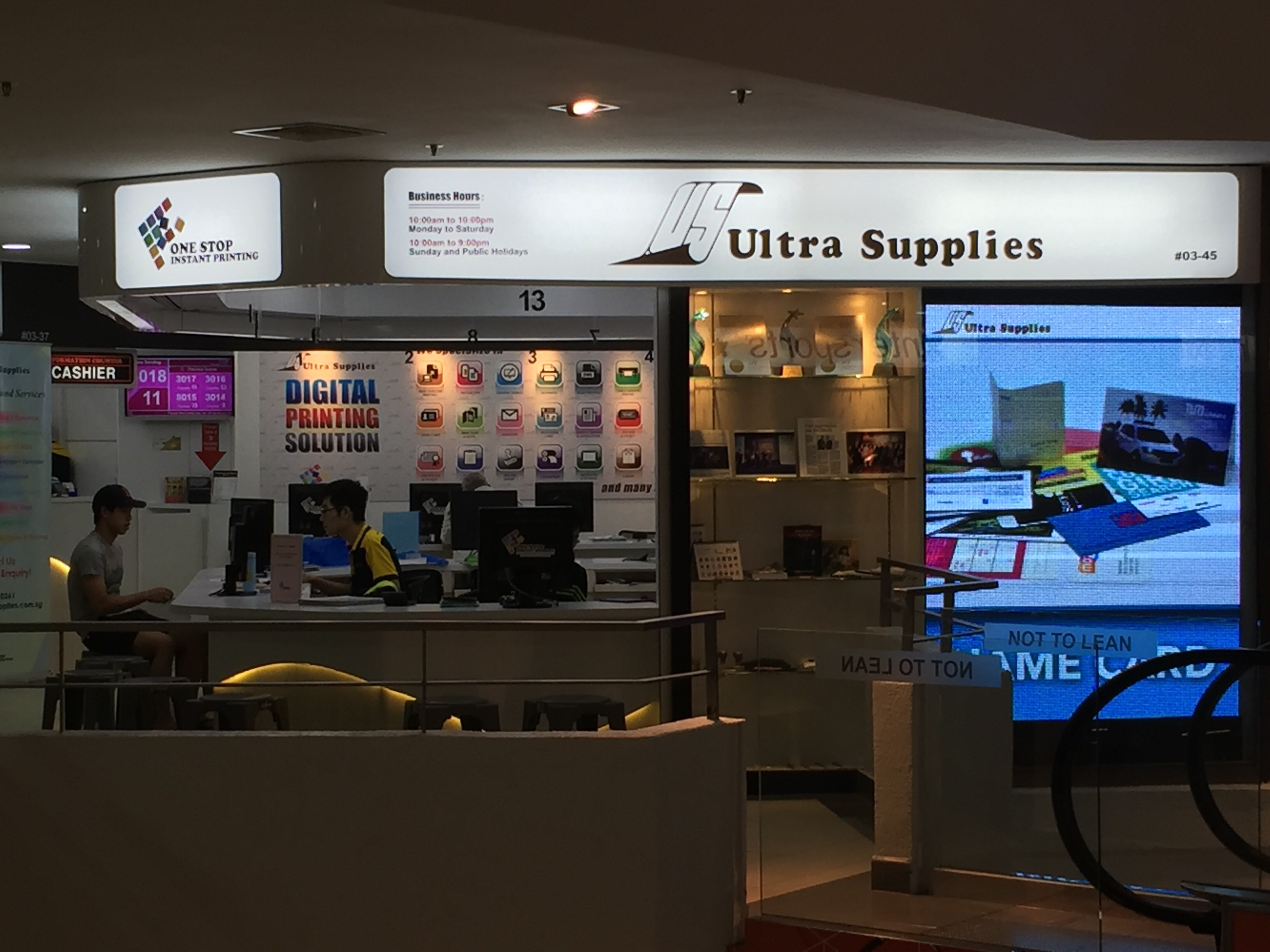  Ultra Supplies -Printing Services Singapore   