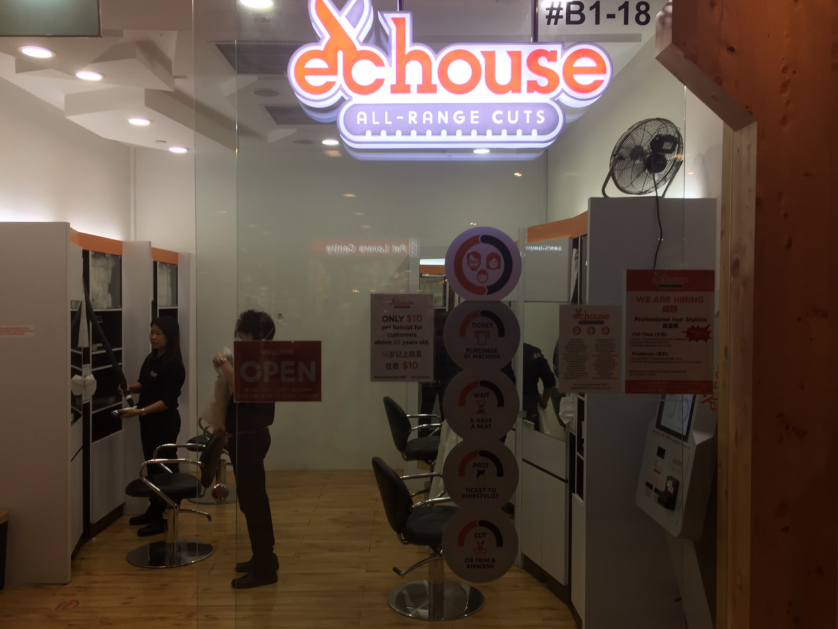Singapore Service Hair Salon Ec House(Anchorpoint) Nestia