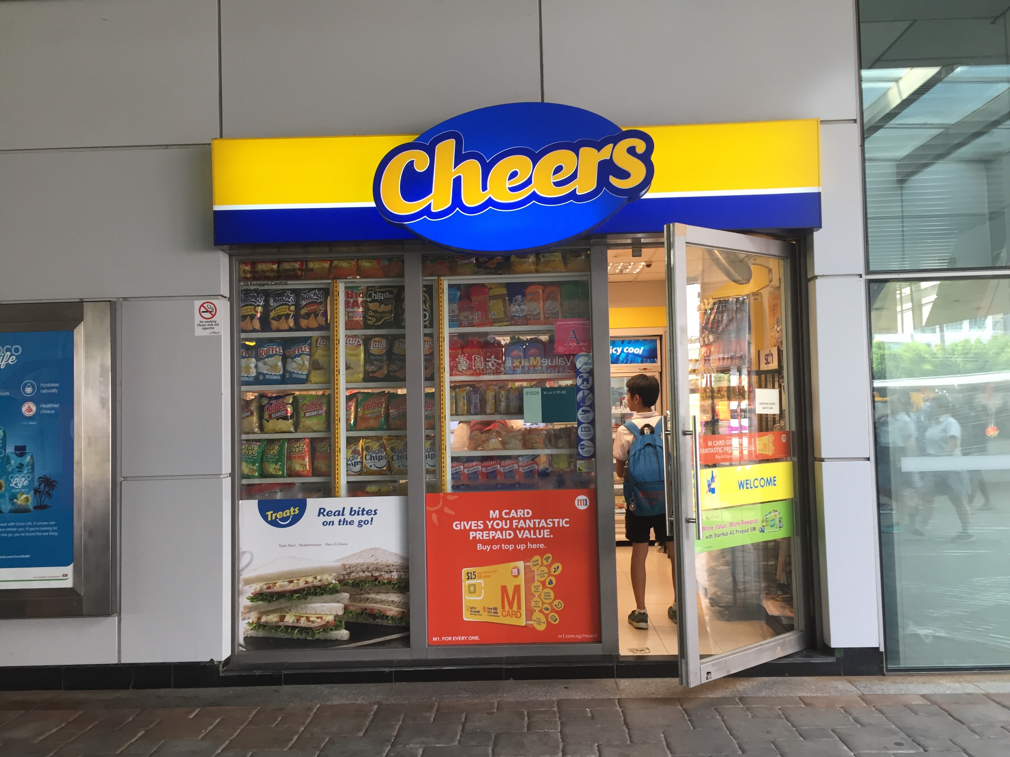 Singapore Service - Convenience Shop - Cheers(Punggol Nel MRT Station ...