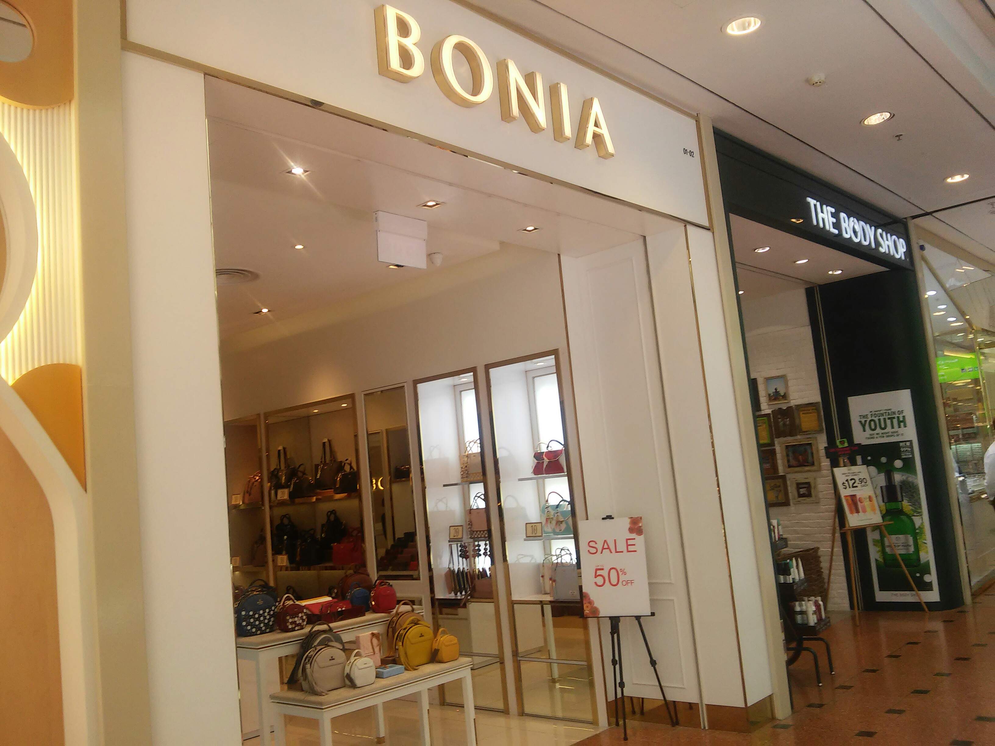 Bonia outlet discount singapore