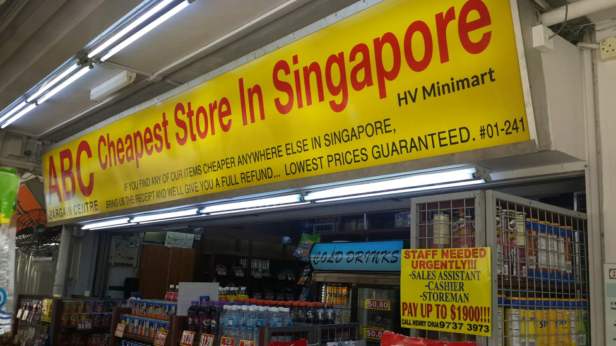 Singapore Service Convenience Shop Abc Cheapest Store In Singapore(Ghim Moh Road) Nestia