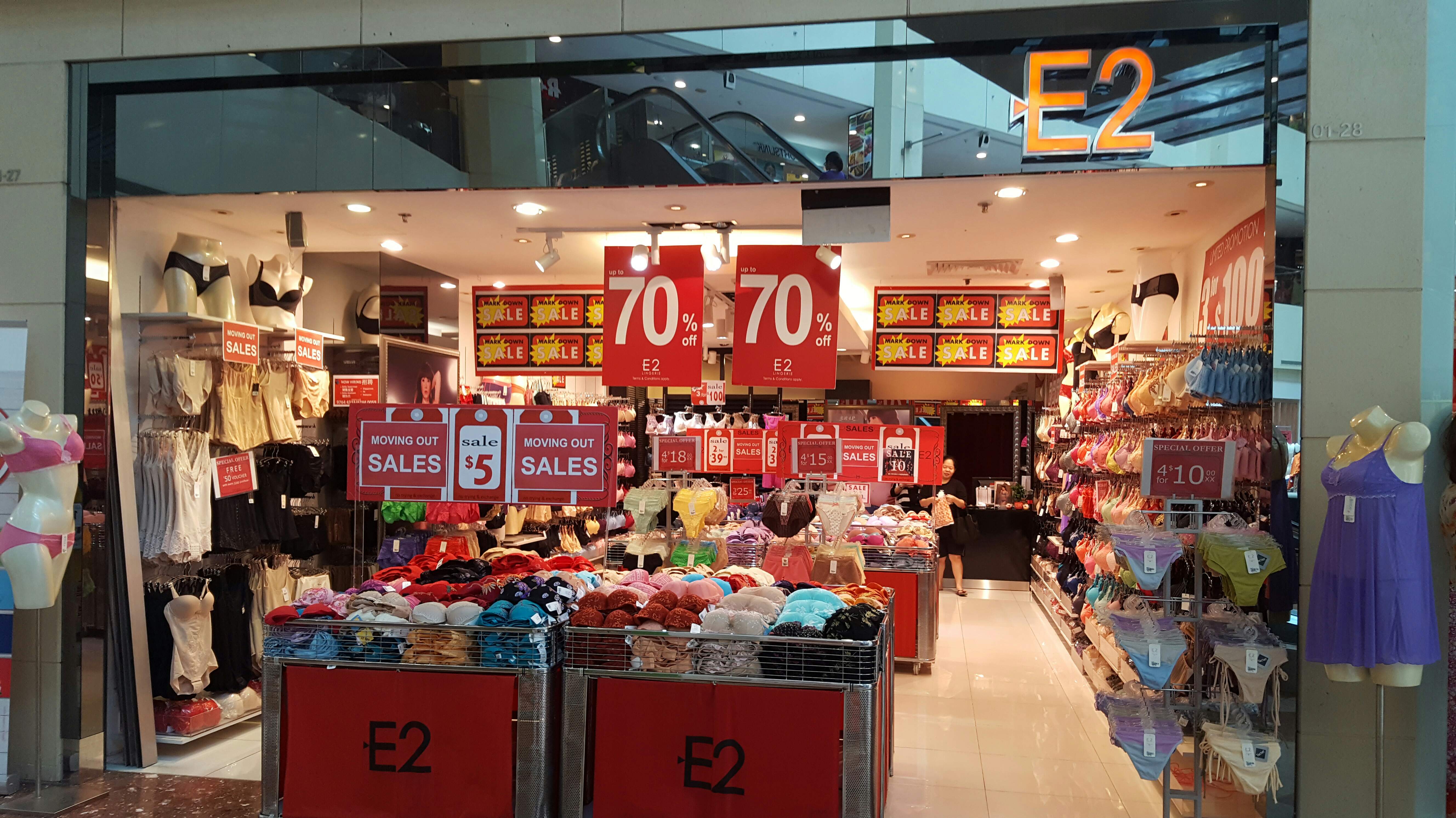 e2 bra outlet