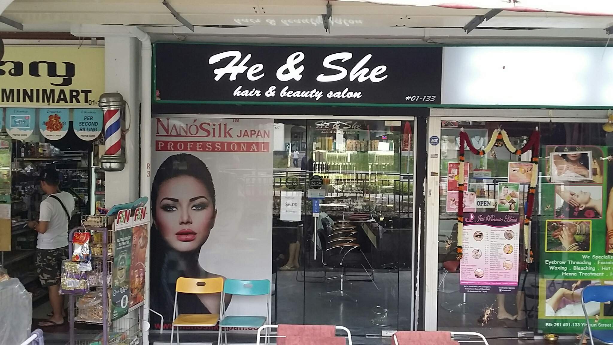 Singapore Service - Hair+Salon - He & She Hair & Beauty Salon | Nestia