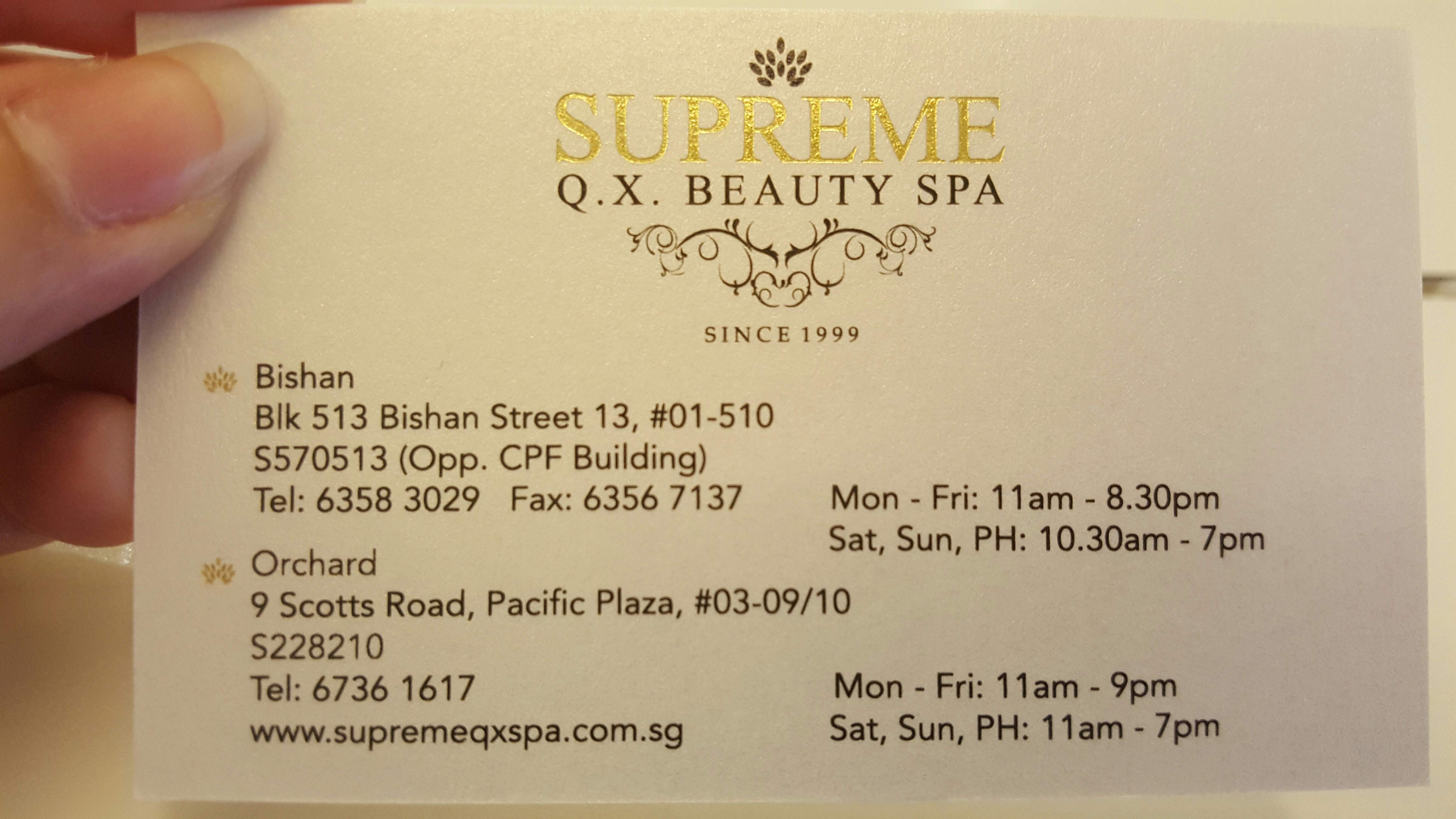 Supreme q.x. 2024 beauty spa