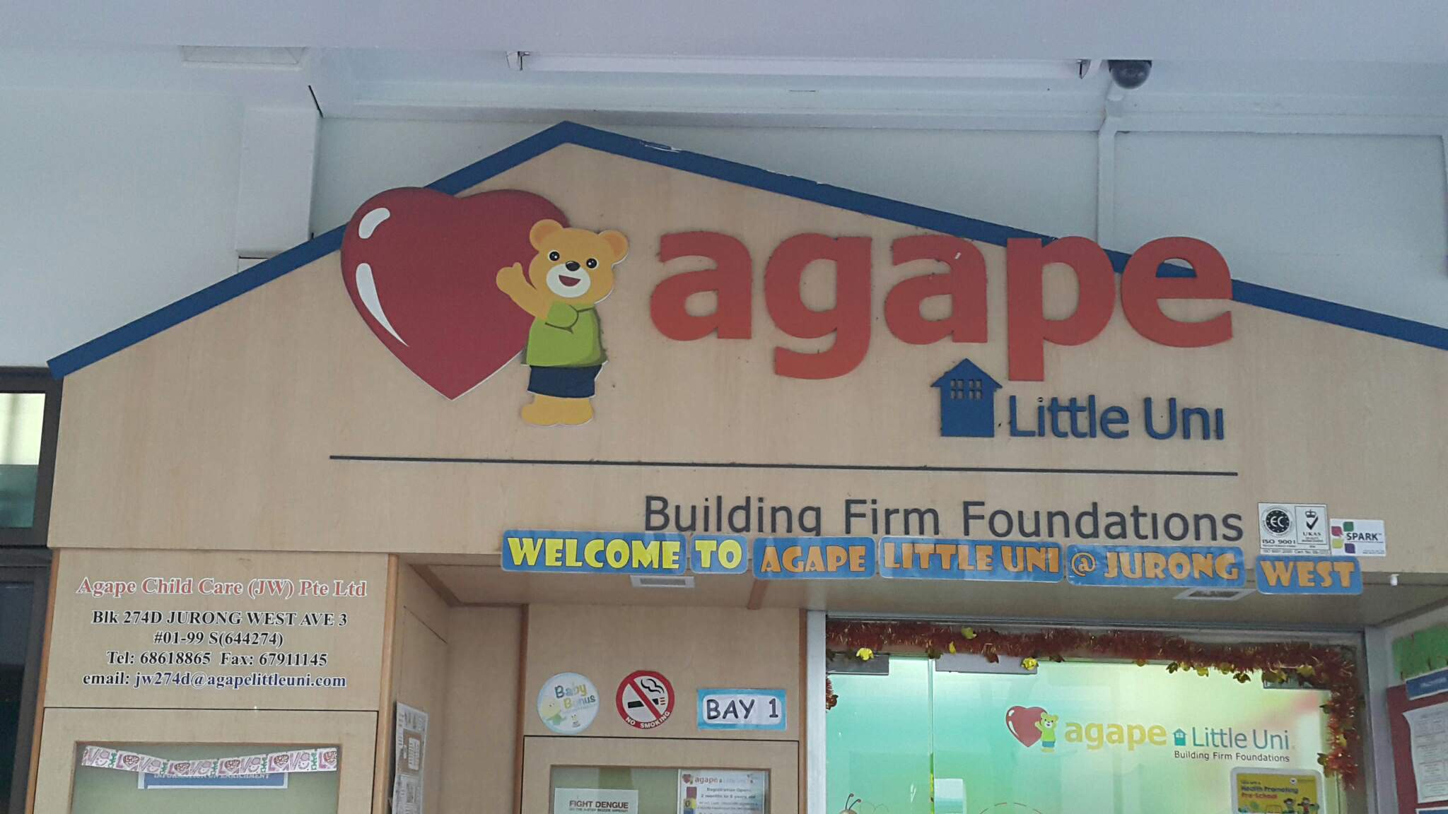 Singapore service education agape little uni jurong west nestia