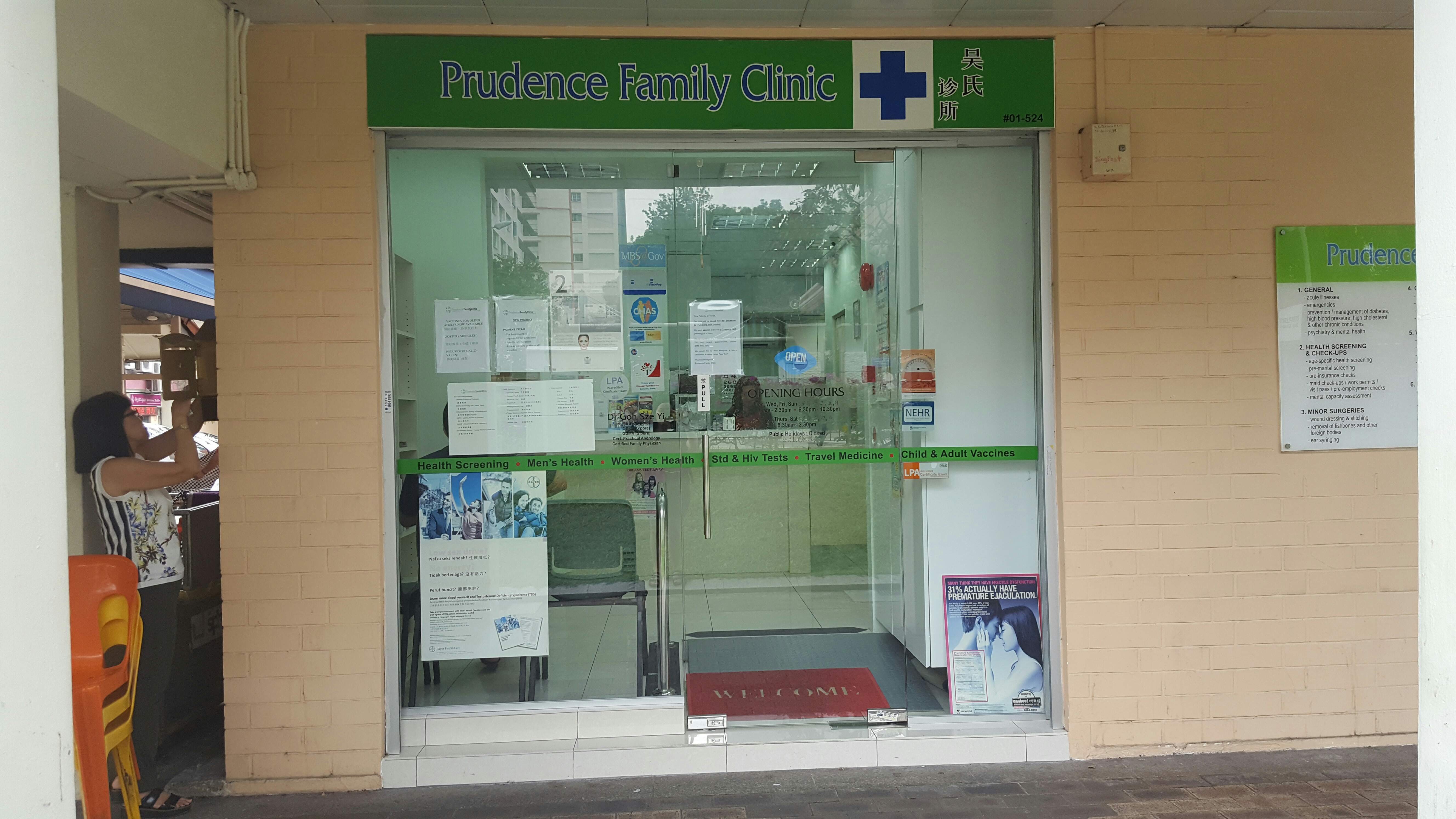 Singapore Service - Medical Clinic - Prudence Family Clinic | Nestia 