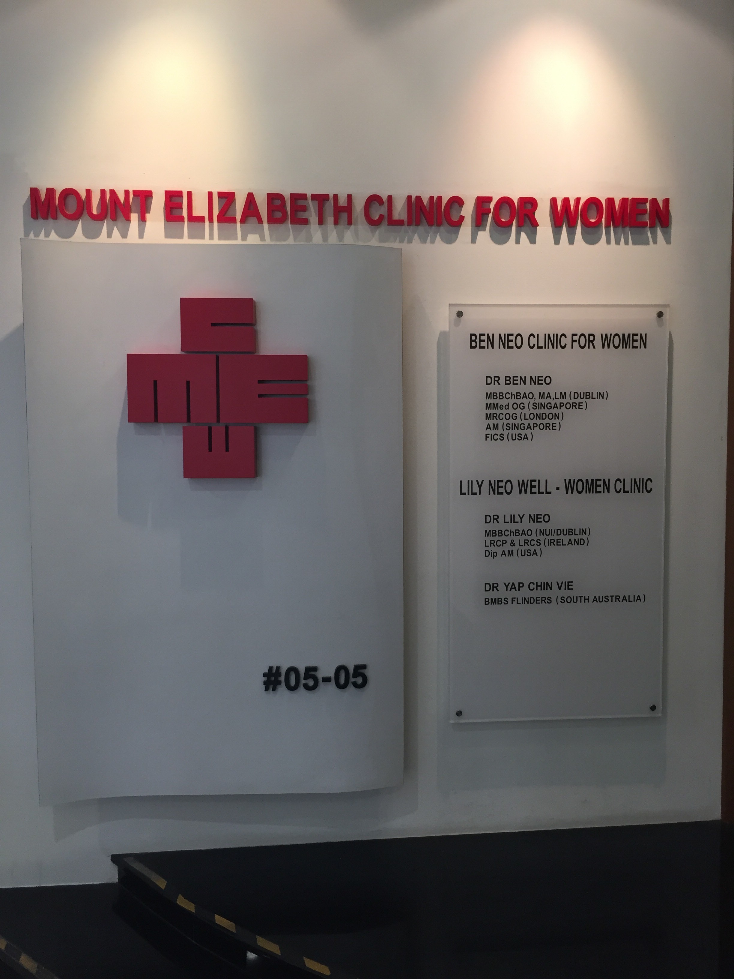 Singapore Service - Shopping Mall - Mount Elizabeth Clinic For Women ...