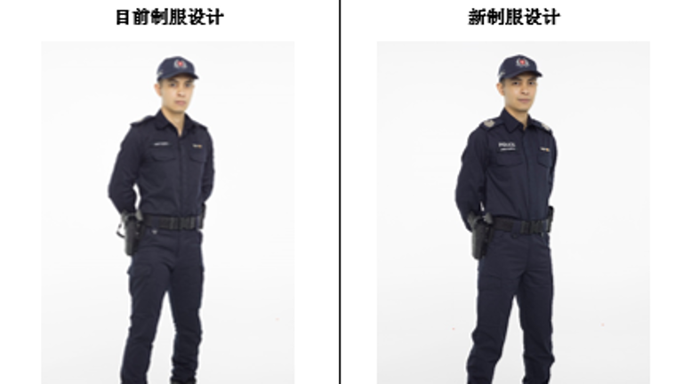 警察部队前线人员下星期一换新制服材质更好散热 Nestia