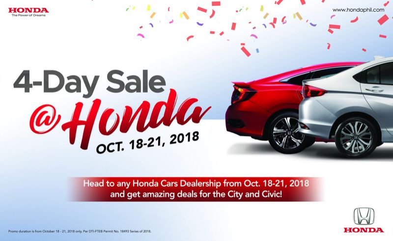 Save Up To P35k On Honda Civic Honda City In Honda Ph S 4 Day Sale Nestia