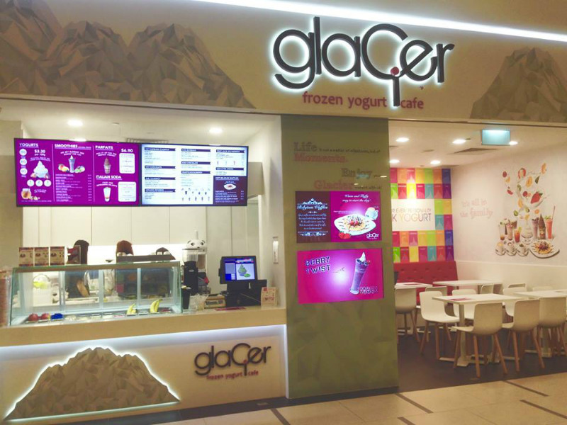 Singapore Service Singapore Cafes Glacier Frozen Yogurt Cafe Paya