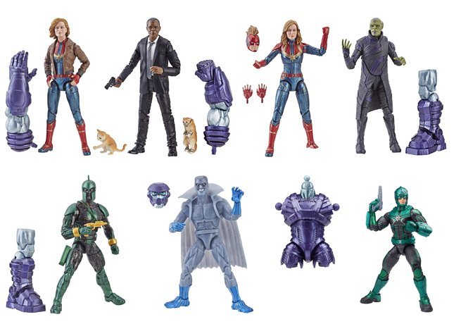 marvel legends captain marvel exclusives