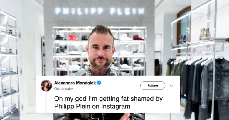 Designer Philipp Plein Fat Shames Fashion Editor Who Wrote Critical Review