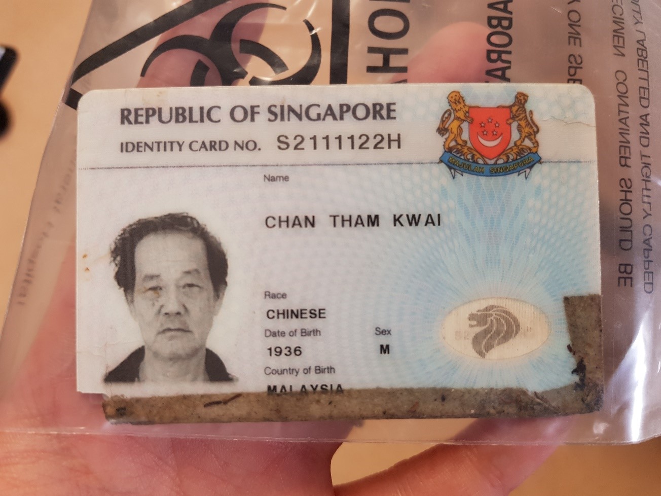Appeal For Next-Of-Kin – Mr Chan Tham Kwai | Nestia