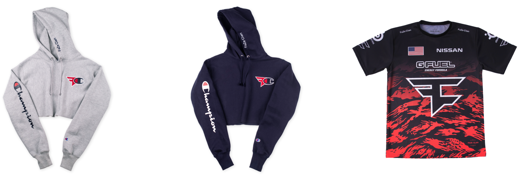 faze clan and champion collab