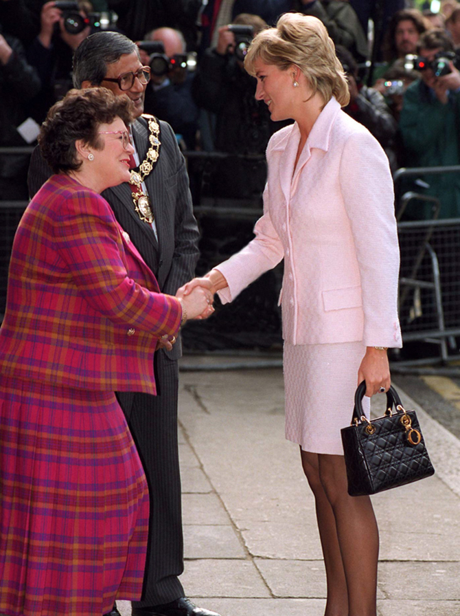 bagfetishperson: Princess of Wales and Lady Dior