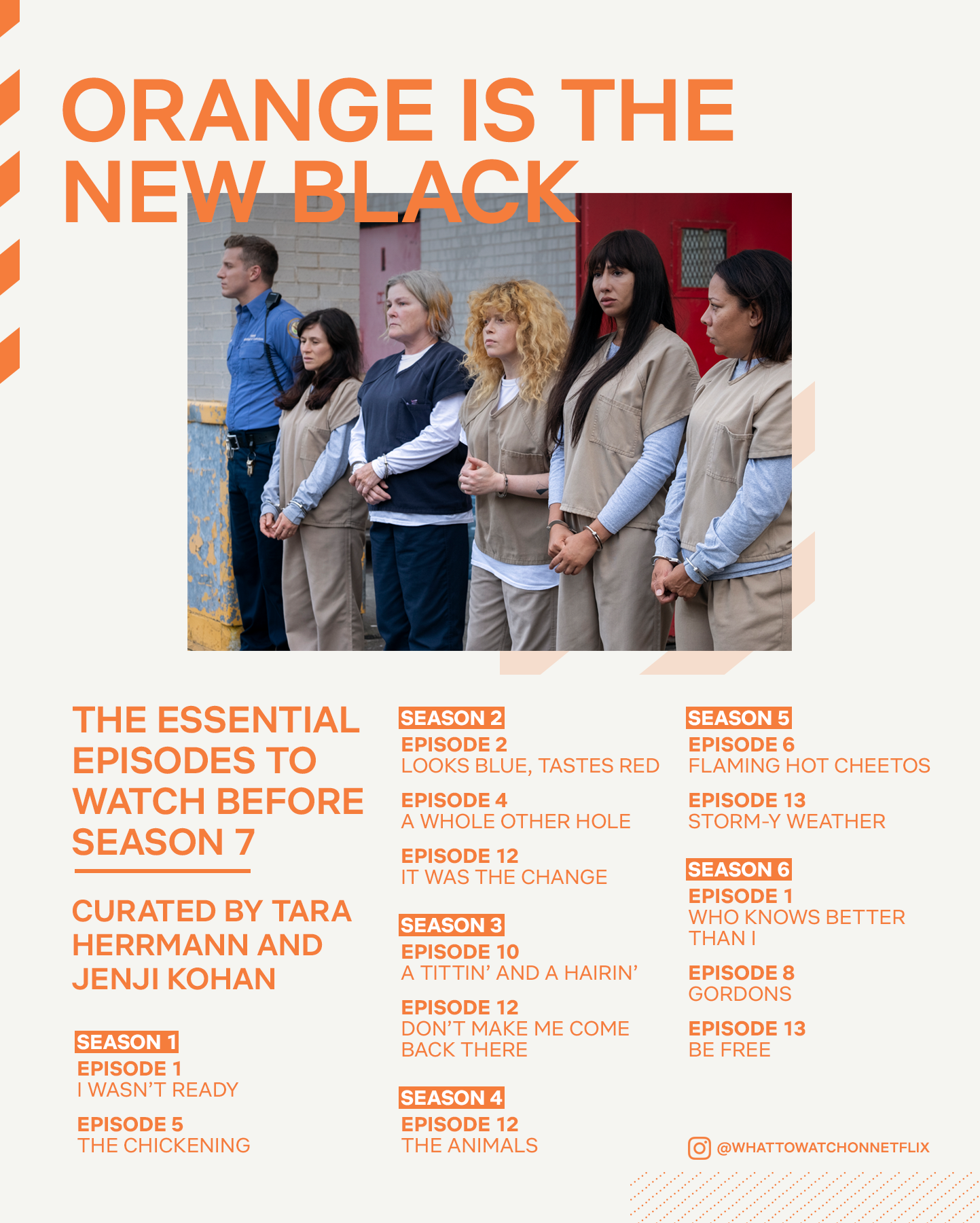 Orange Is The New Black Producers Pick The 13 Episodes To Watch Before The Final Season Nestia