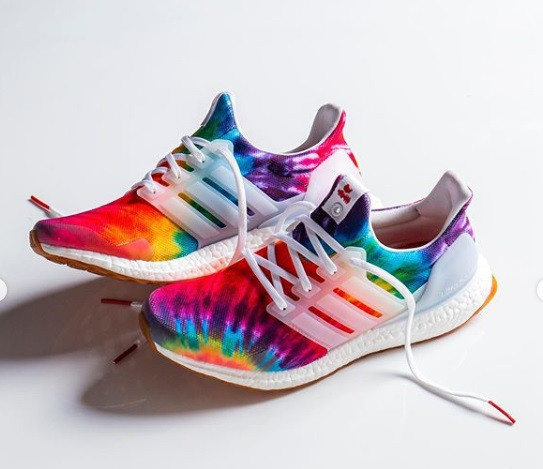 Adidas' tie-dye Ultraboost sneakers inspired by