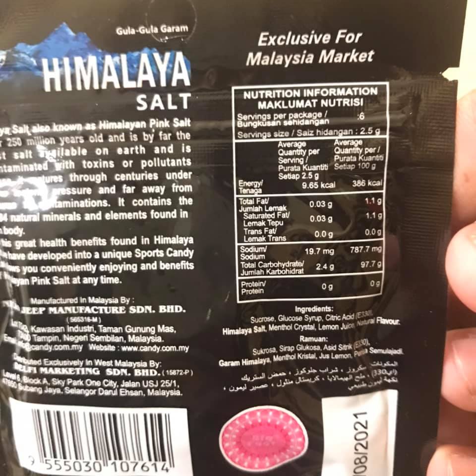 Dietitian: Himalayan Salt Candy isnâ€™t ACTUALLY â€œhealthierâ€ than other  candies