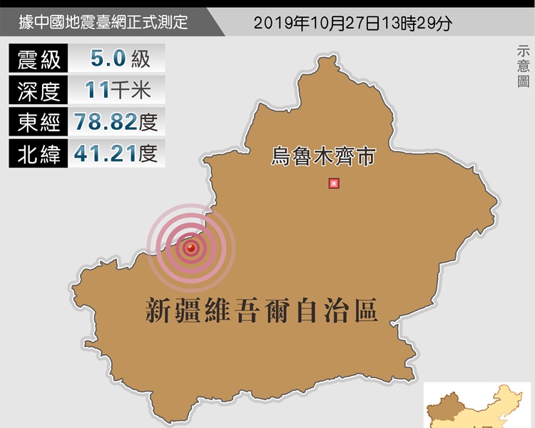 新疆乌什县发生5级地震 Nestia