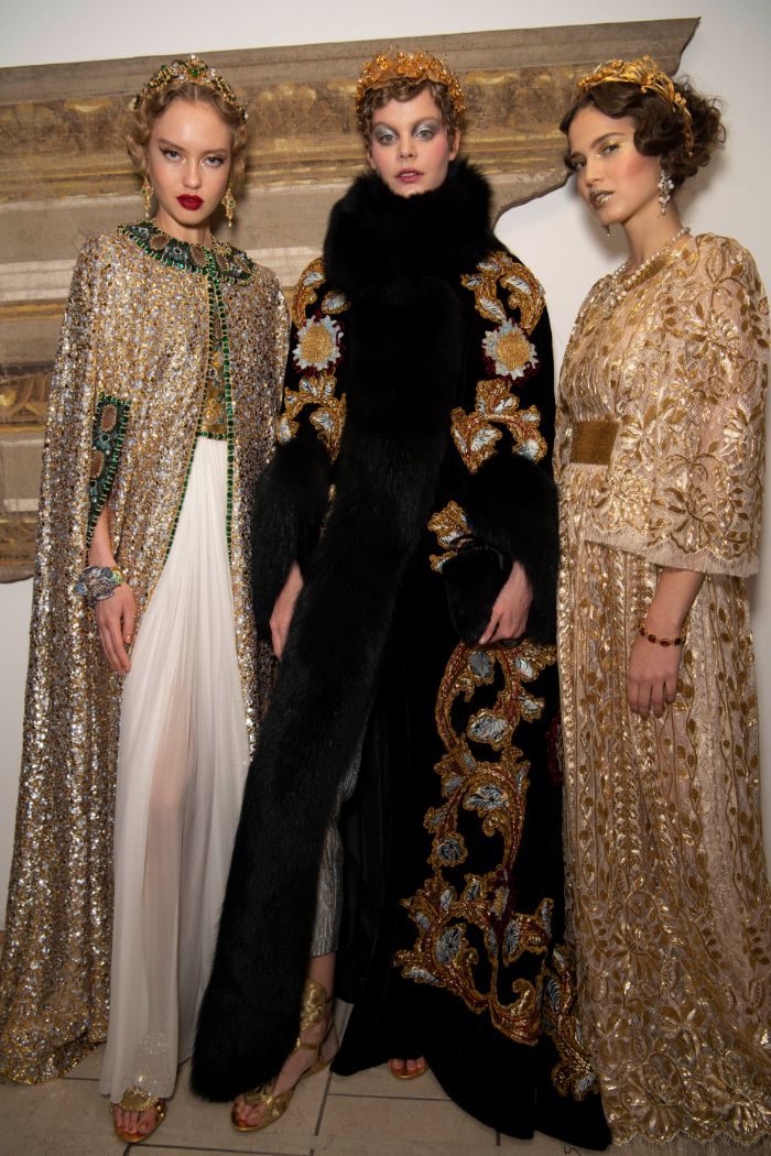 All The Must See Photos From Dolce Gabbana S Alta Moda Show At La Scala In Milan Nestia