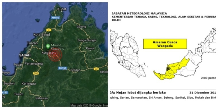 Met Ranau Sabah Hit By Earthquake Thunderstorm Warning Issued For Sabah Sarawak Nestia