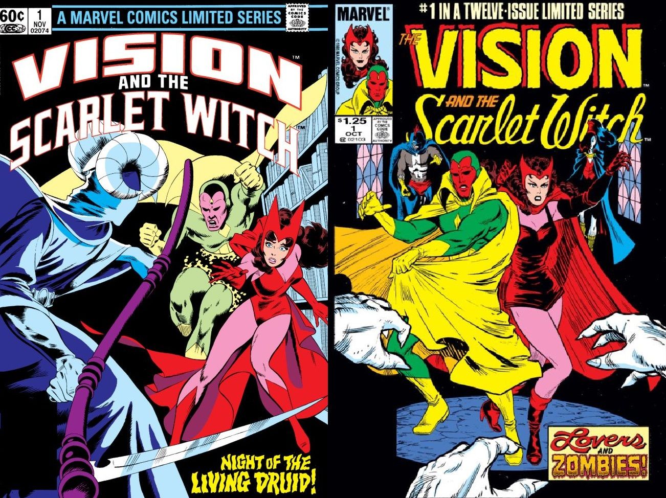 Scarlet Witch and The Vision, one of Marvel's most tragic romances