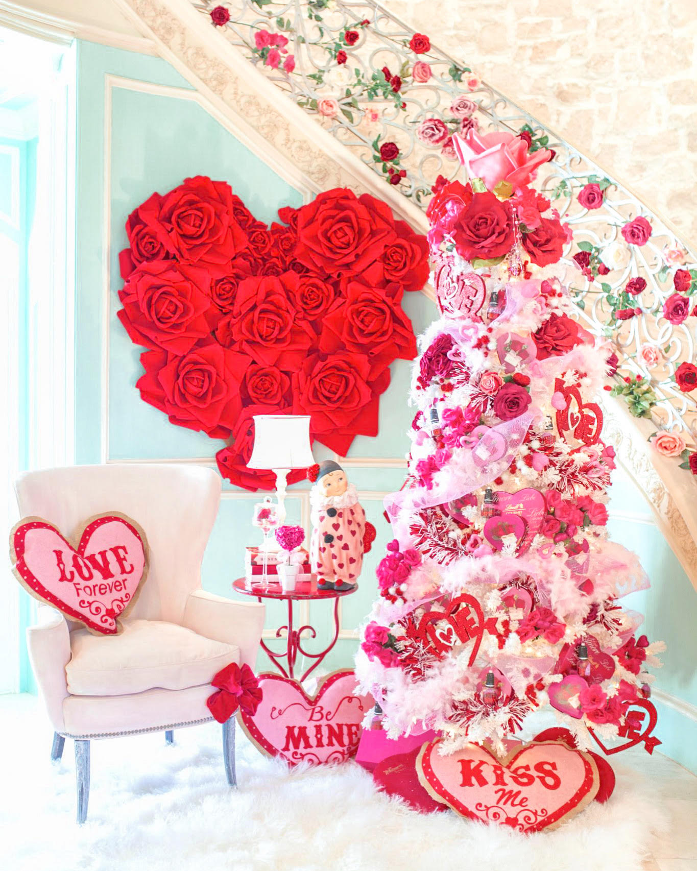 People Are Repurposing Their Christmas Trees for Valentine's Day