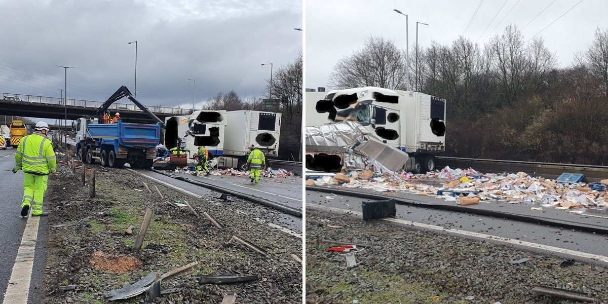 m6-closed-in-both-directions-after-crash-between-two-lorries-nestia