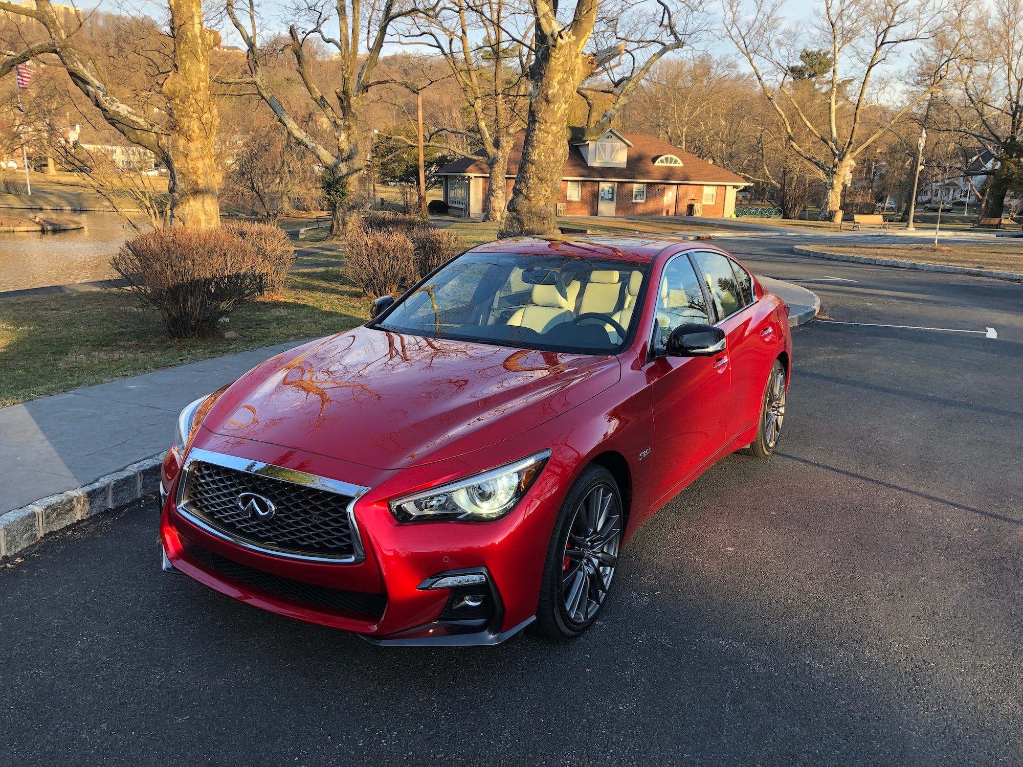 infiniti q50 red sport for sale los angeles