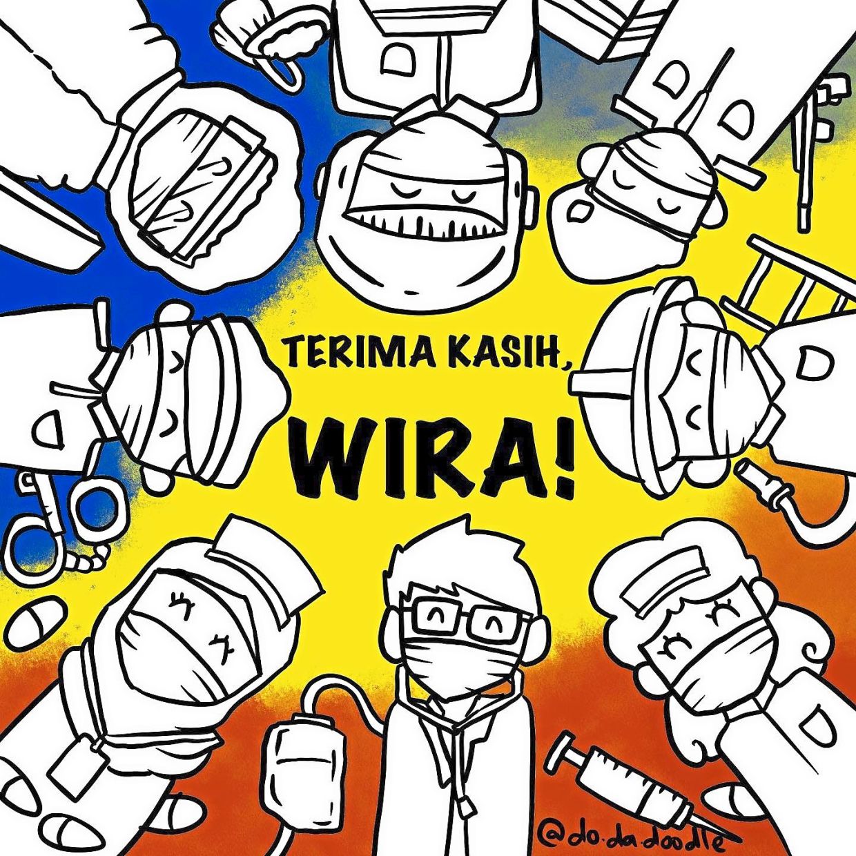 Malaysian Artist Creates Daily Doodles For Children To Pass Time At Home Nestia