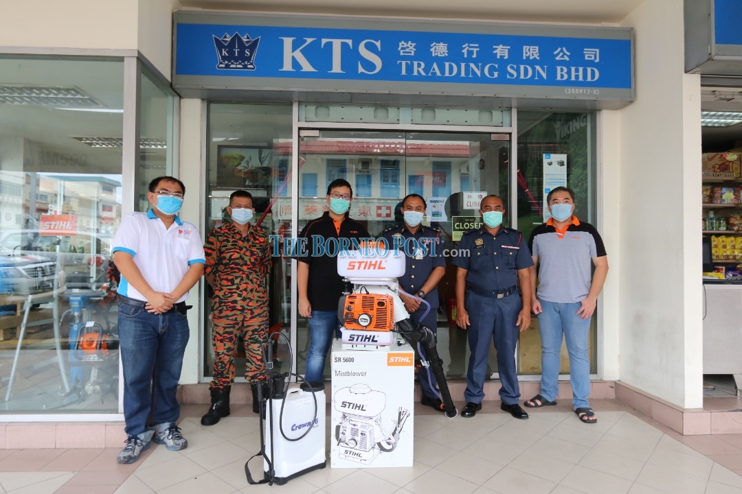 Kts Trading Donates Disinfecting Equipment To Bomba Bintangor Nestia