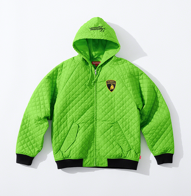 neon green supreme hoodie