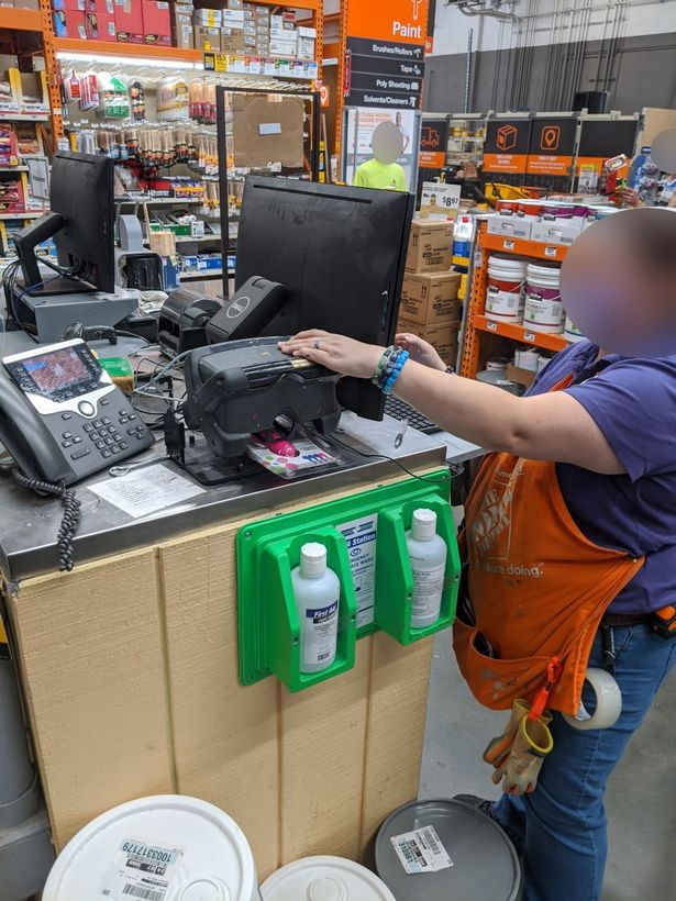 Mum takes giant sex toy to DIY store to get paint that matches