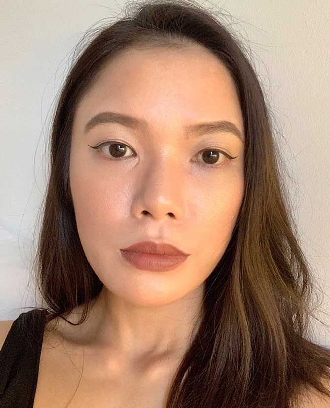 gucci lucy dark orange lipstick