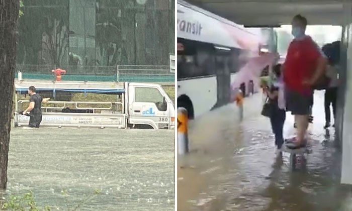 Flash Floods Hit Various Parts Of Singapore After Heavy Rainfall On Tuesday Morning Nestia [ 420 x 700 Pixel ]