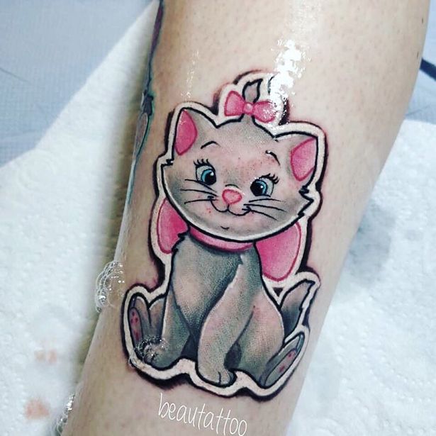 Tattoo uploaded by Rebecca  Marie from Aristocats the best Disney movie  by Zoe Lorraine Rimmer ZoeLorraineRimmer girly marie Disney aristocats   Tattoodo