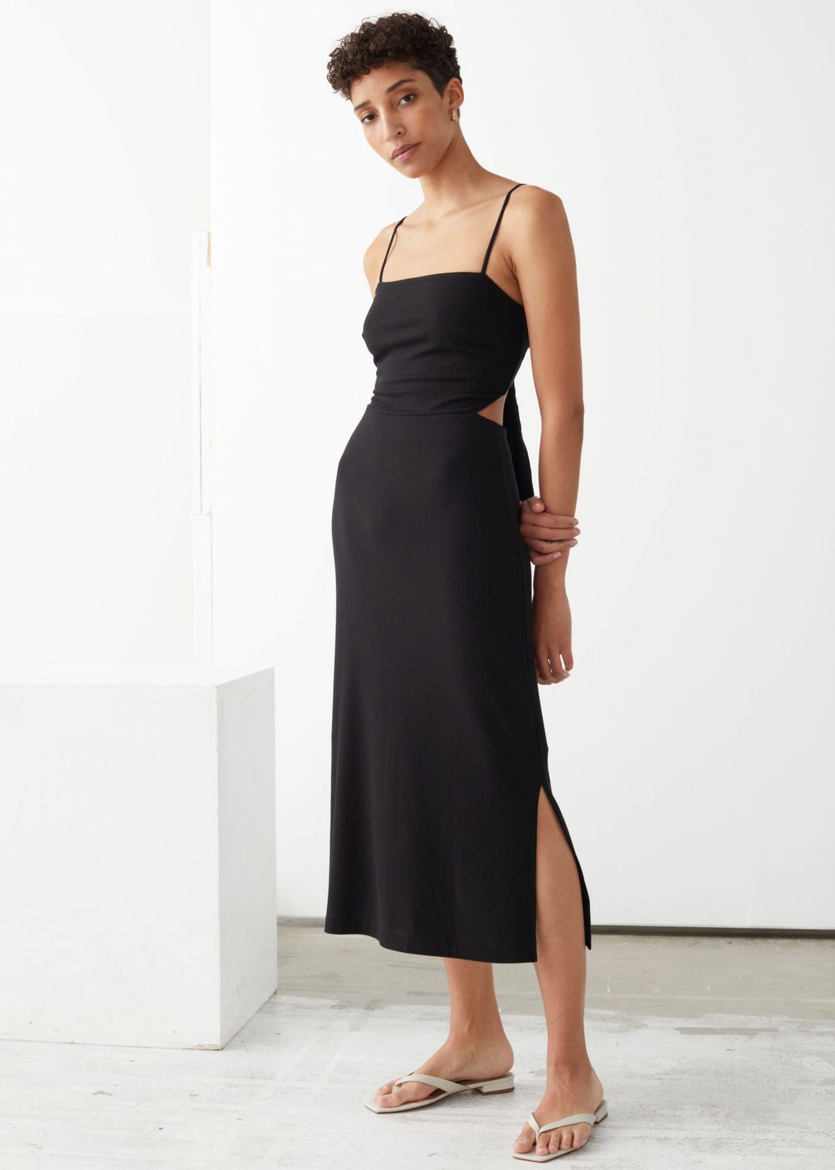 black summer party dress