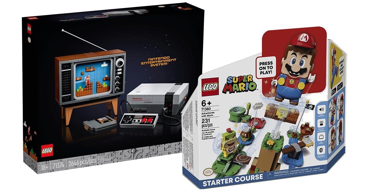 lego super mario nes set