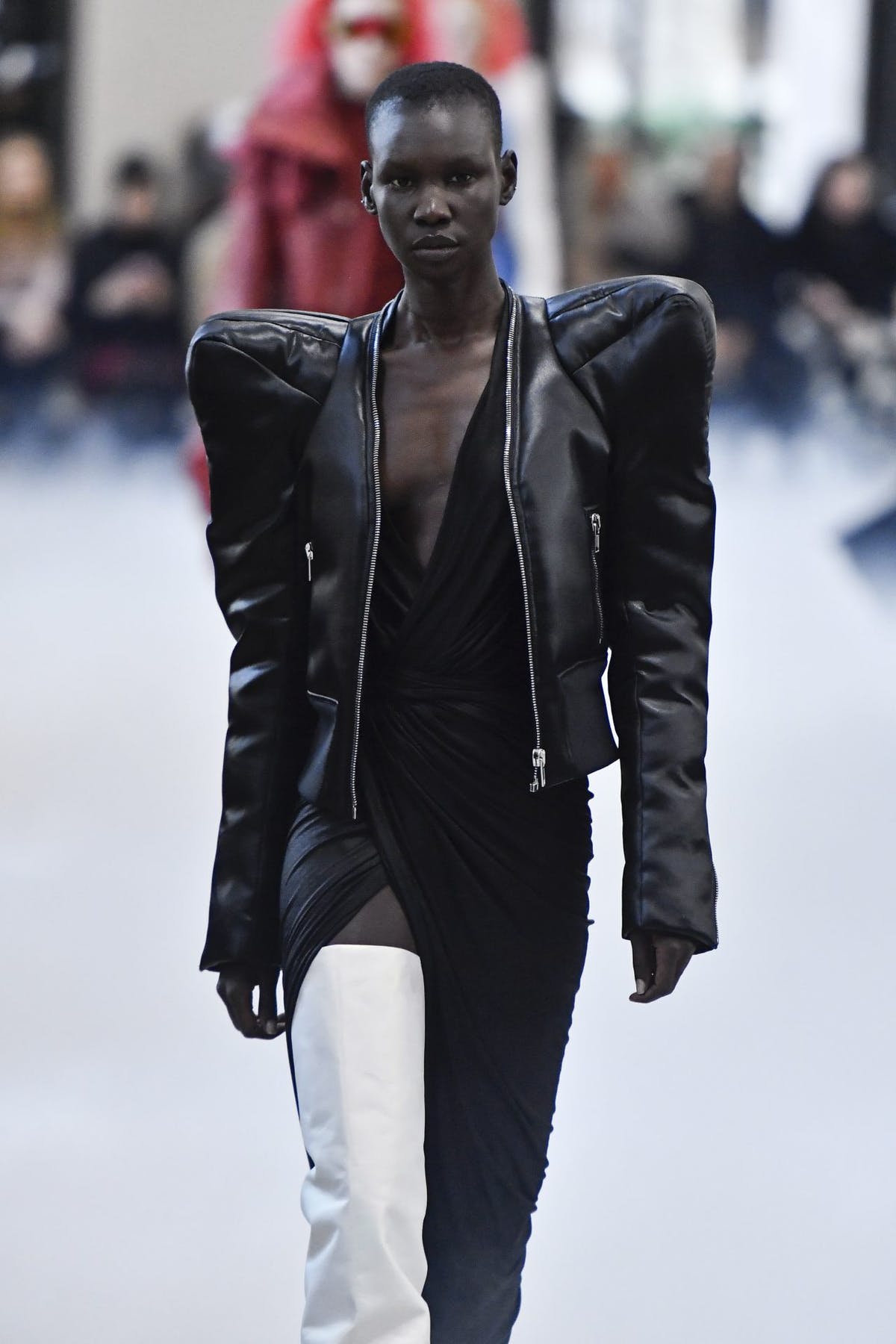winter leather biker jacket