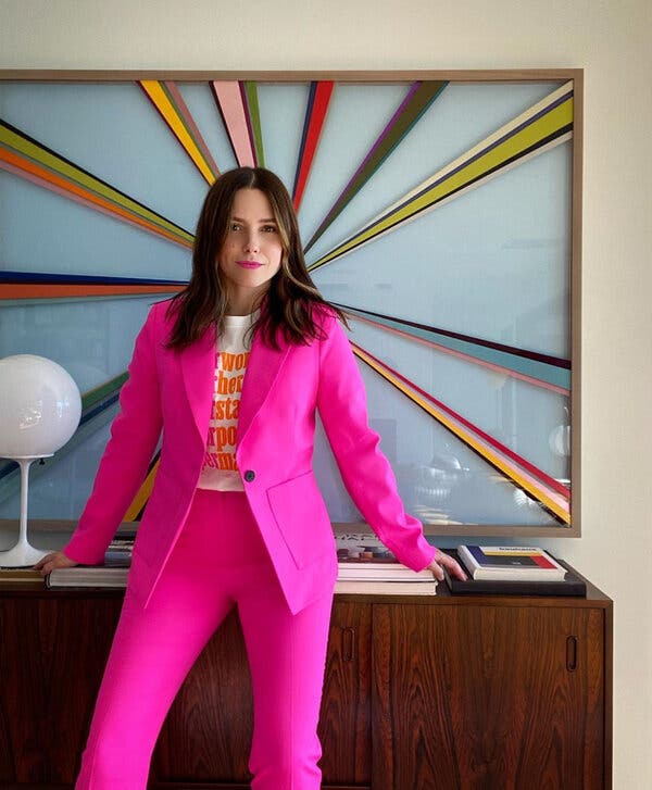 Why Celebrities Are Wearing Hot Pink Suits