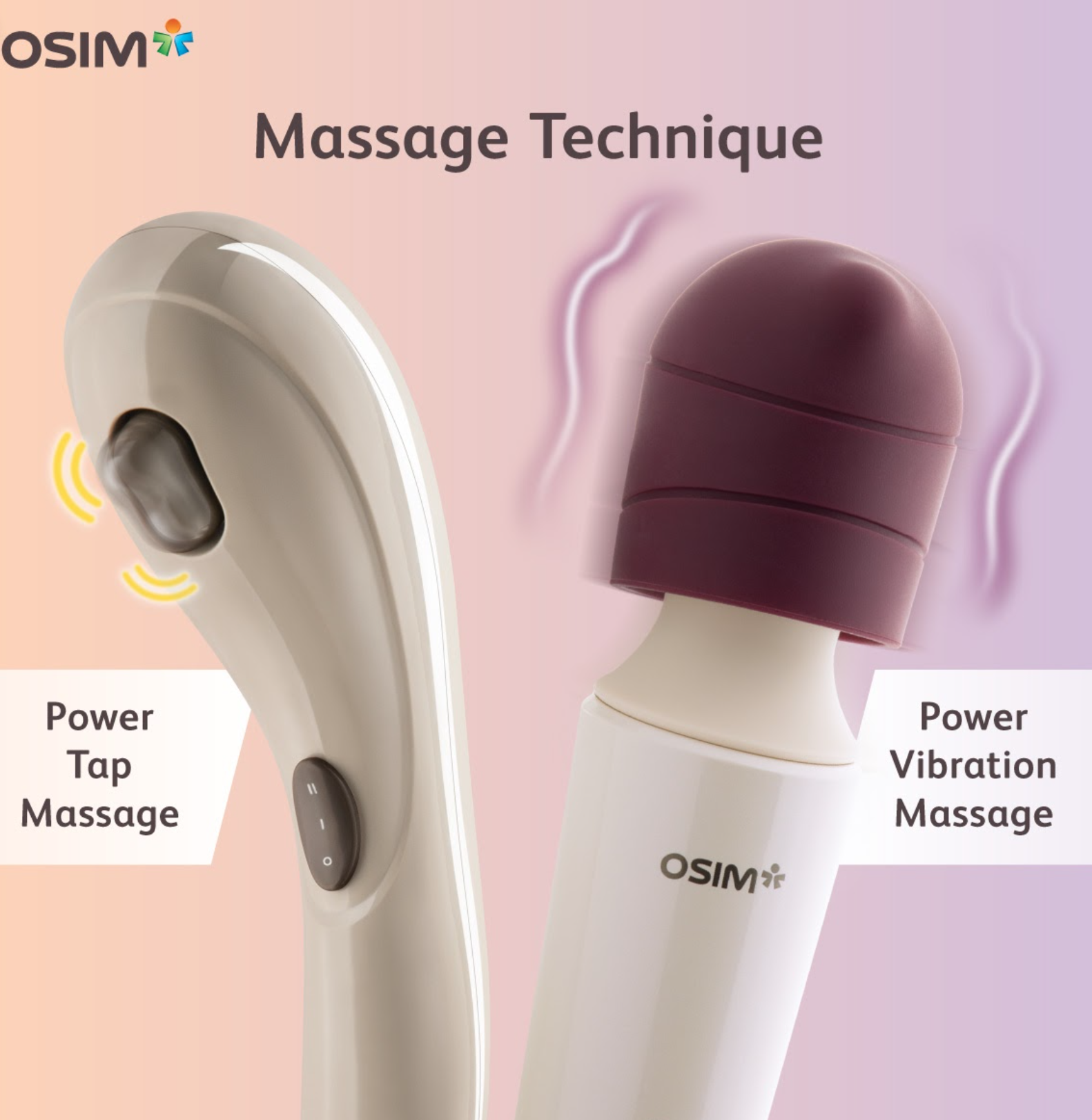 Osim Handheld Massagers Let You Choose Intensity Level For Gentle Or Strong Vibrations Nestia