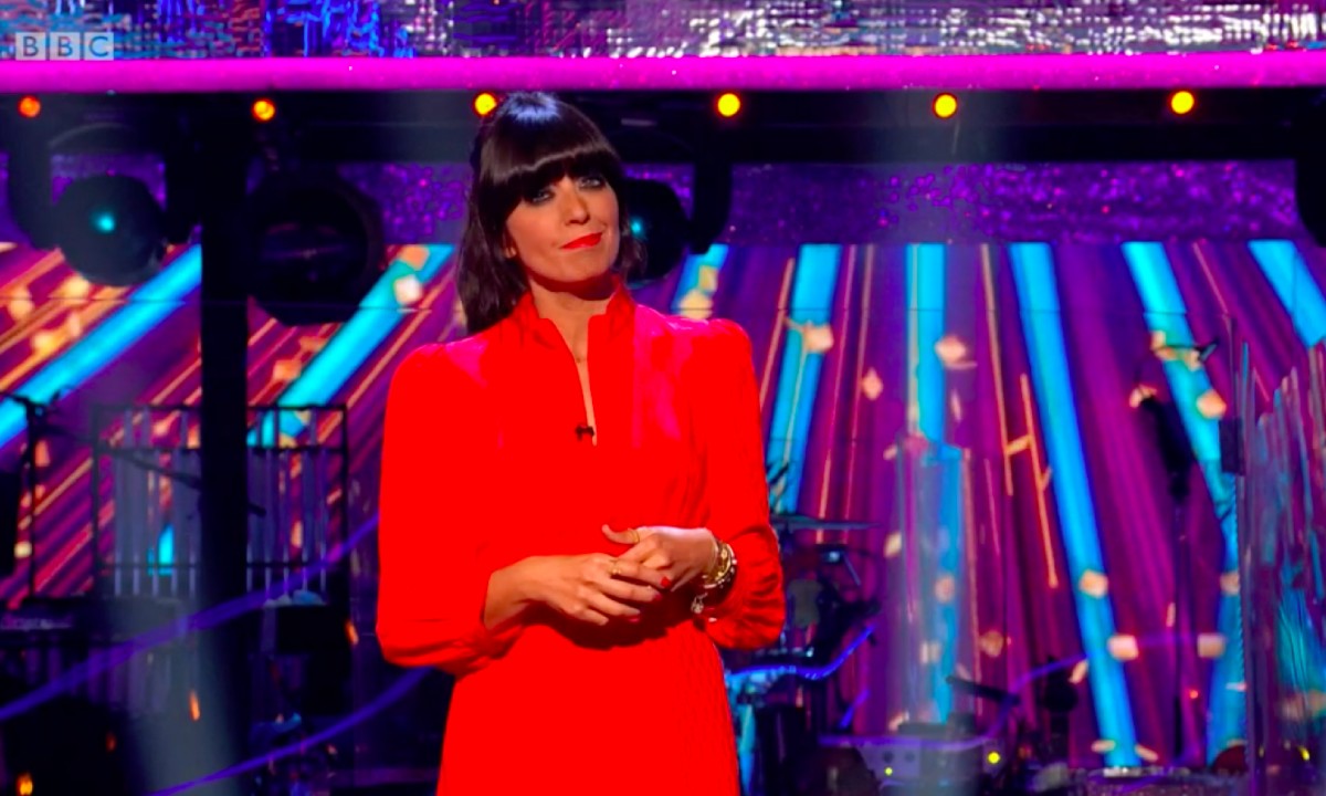 claudia's dress on tonight's strictly