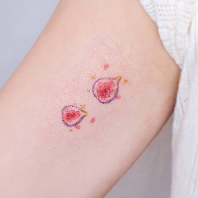 26 Delicate And Sweet Peach Tattoo Designs Ideas To Inspire Your Next Ink   Psycho Tats