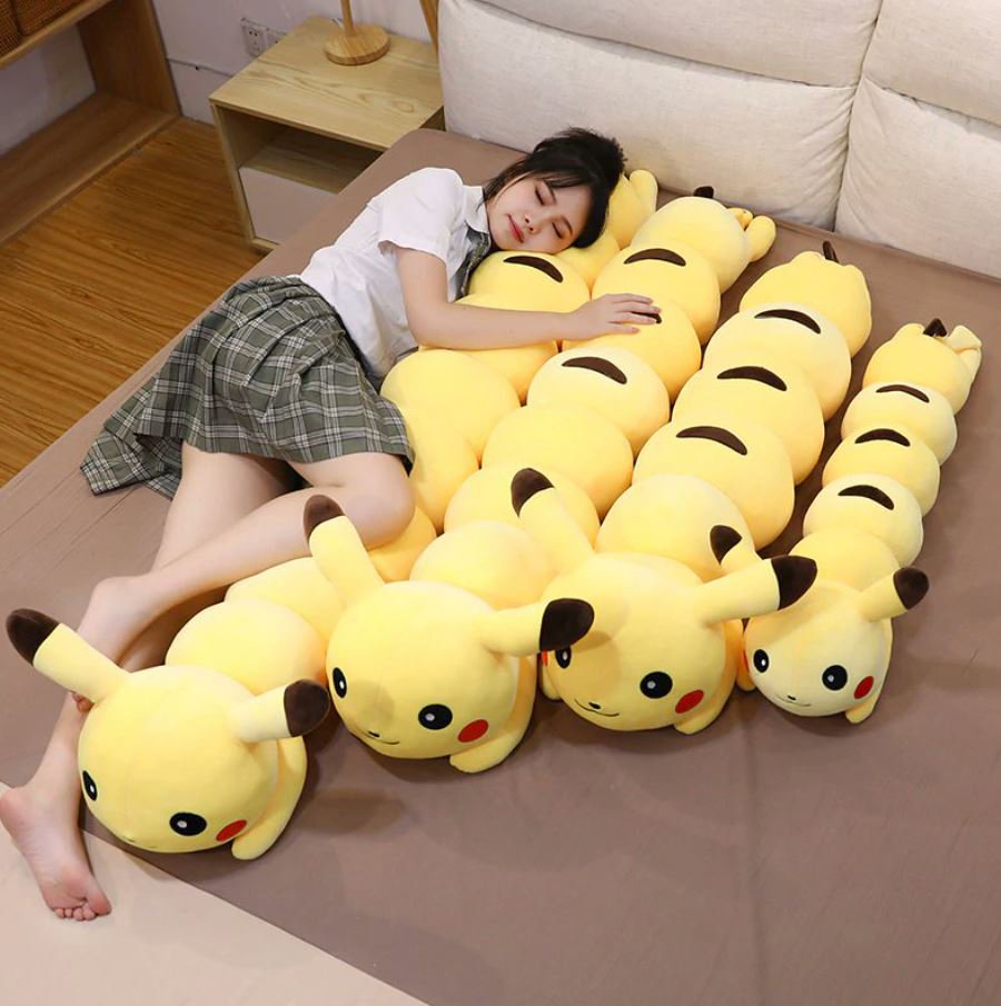 pikachu long pillow