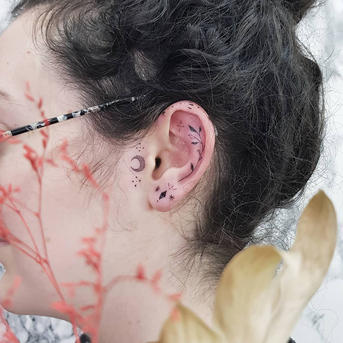 22 Behind The Ear Tattoo Ideas To Inspire Your Next Ink