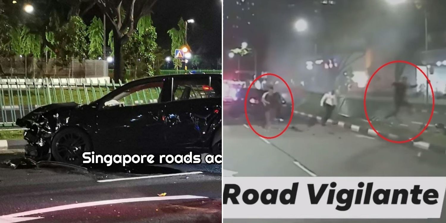 Toa Payoh Accident Allegedly Injures 1 Pedestrian 3 Car Occupants Try To Escape On Foot Nestia