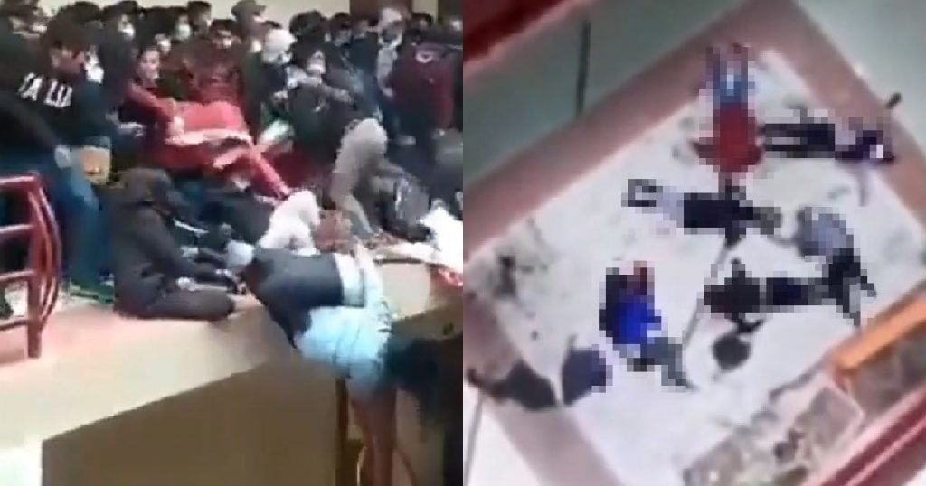 Video shows 7 bolivian students die as railing give way at university ...