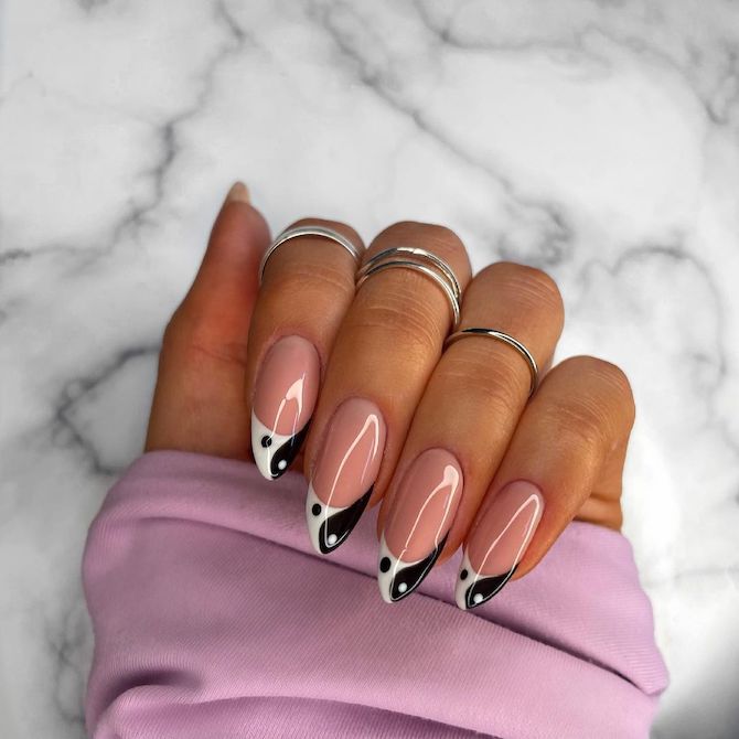 Best Nail Art Trends In 2021: All About The Negative Space French Manicures  Spotted On Instagram | Nestia