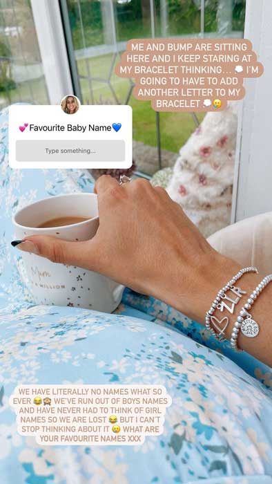 stacey solomon initial bracelet